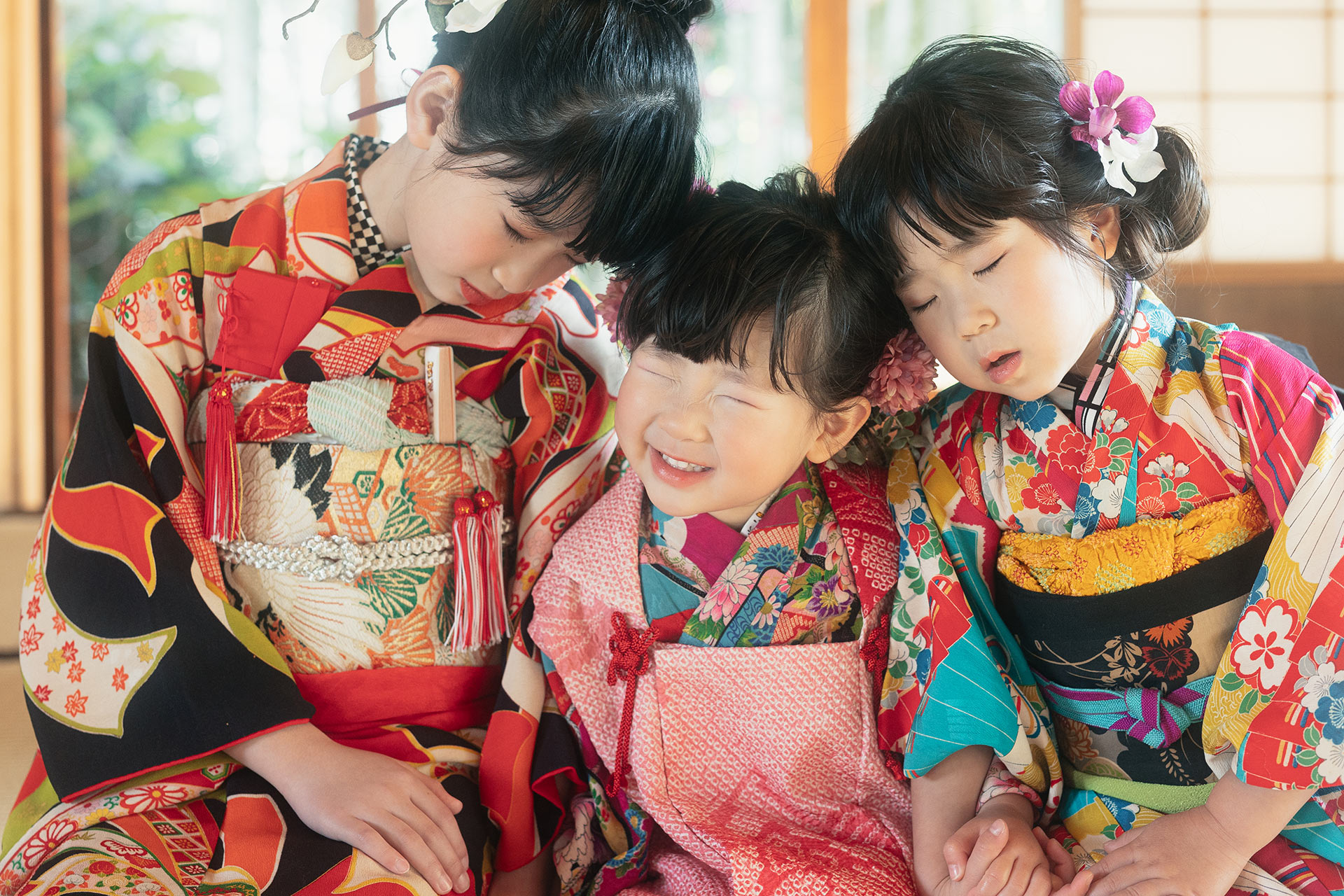 子ども着物　七五三　骨董　アンティーク