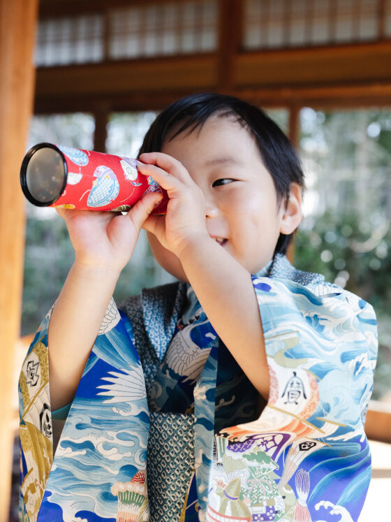 写楽 男の子アンティーク着物レンタル