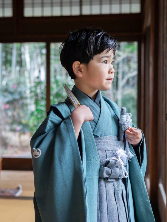 大和 男の子アンティーク着物レンタル