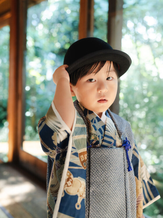 武勇 男の子アンティーク着物レンタル