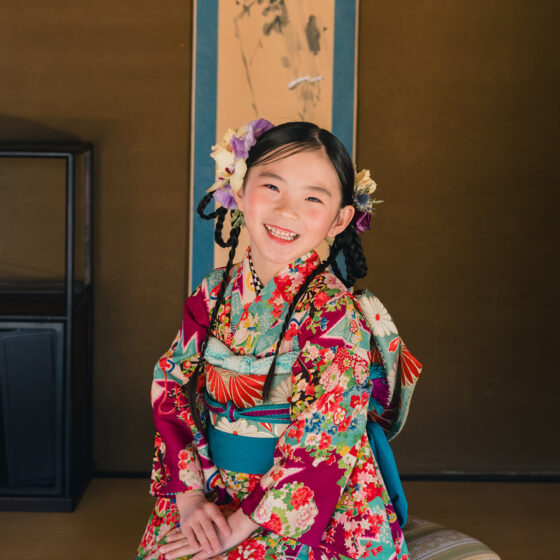 雅 5歳〜7歳向けアンティーク着物レンタル