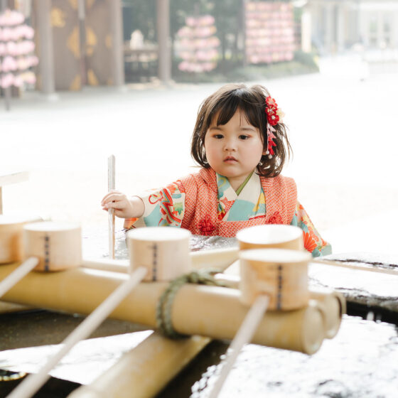 古都 3歳〜4歳向けアンティーク着物レンタル