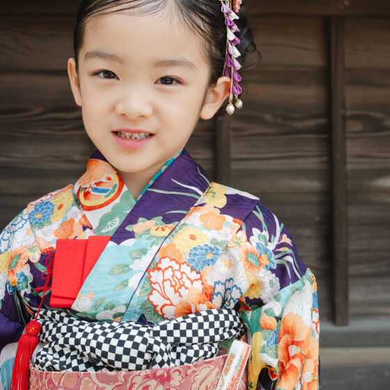 澪 5歳〜7歳向けアンティーク着物レンタル