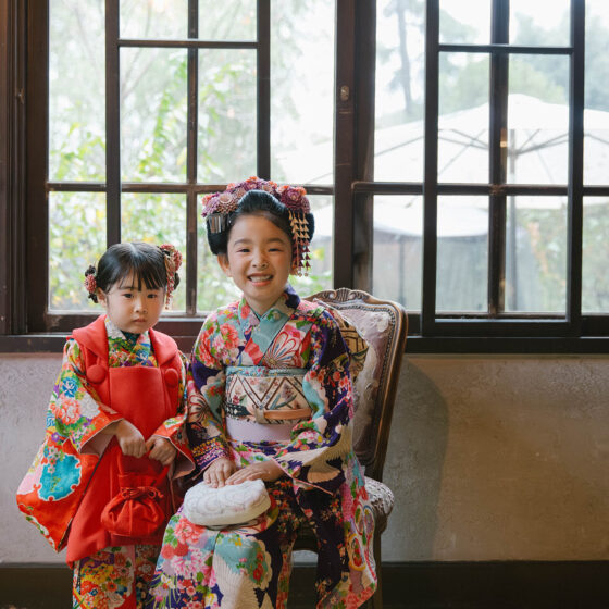 旧沖本邸撮影プラン アンティークこども着物レンタル 結々