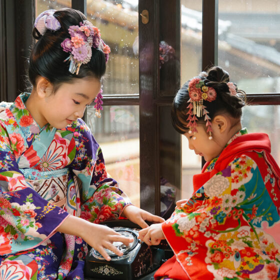 旧沖本邸撮影プラン アンティークこども着物レンタル 結々