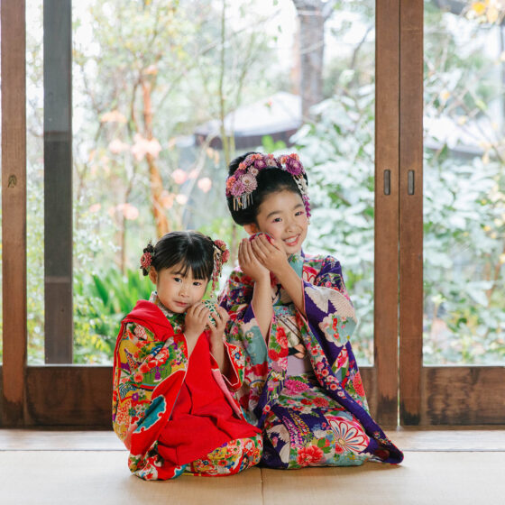 旧沖本邸撮影プラン アンティークこども着物レンタル 結々
