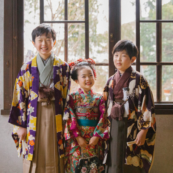 旧沖本邸撮影プラン アンティークこども着物レンタル 結々