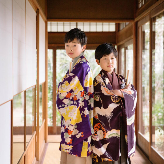 旧沖本邸撮影プラン アンティークこども着物レンタル 結々