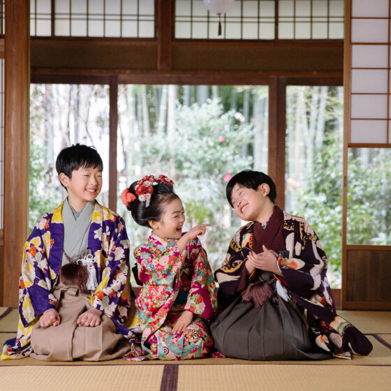 旧沖本邸撮影プラン アンティークこども着物レンタル 結々